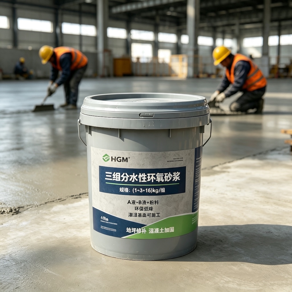 新密三组份水性环氧砂浆